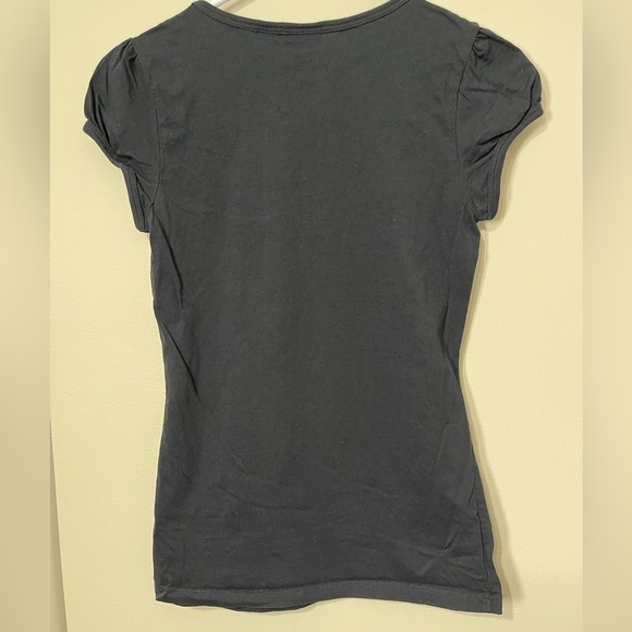 Cato Girl's Short Sleeve Peace Sign Top - Picture 5 of 8